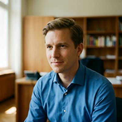 Portrait of Lukas Baumgartner, Chief Technology Officer